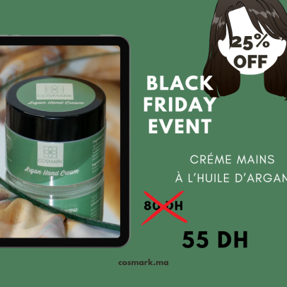 Crème argan des mains